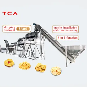 TCA halbautomat ische Snacks süße Chips machen Maschine voll automatische Kartoffel chips Produktions linie Preis zum Verkauf