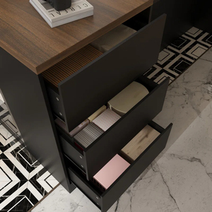 Mostrador <span class=keywords><strong>de</strong></span> Recepción Moderno <span class=keywords><strong>de</strong></span> Madera Maciza Ecológica, Mueble <span class=keywords><strong>de</strong></span> <span class=keywords><strong>Entrada</strong></span>, Vitrinas Multifuncionales, Estantería, Exhibidor - Product Image 6