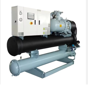 เครื่องทำความเย็นแบบสกรูสำหรับอุตสาหกรรม รุ่นใหม่ 380V -30~50C ความจุ 50 ลิตร กำลังทำความเย็น 10 แรงม้า พร้อมมอเตอร์ปั๊ม - Product Image 1