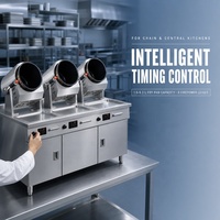 Robot Cuiseur Automatique Professionnel pour Wok – Équipement Électrique Commercial pour Frire Nouilles, Riz et Légumes – Idéal pour la Restauration