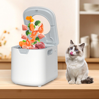 Cocedor Automático de Comida para Perros Casero de 3.2L, Máquina para Hacer Comida para Mascotas de 500W con Bajo Nivel de Ruido y Función de Autolimpieza