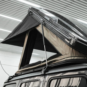 Carpa de techo rígida para camping al aire libre, carpa de techo de aluminio para exteriores, carpa desplegable para camioneta, carpa de techo para autos con escalera - Product Image 1