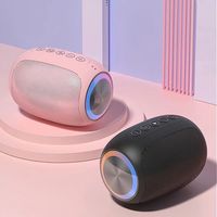 2025 sortie d'usine de haute qualité petit son stéréo basse haut-parleur sans fil avec lumière LED colorée et batterie 2000mAh