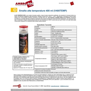 Peinture en aérosol haute température Ambro-Sol, résistante à 700°C, usage professionnel - Product Image 4