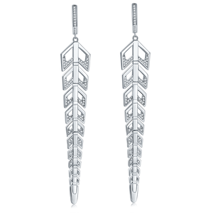 2024 New Premium Long Tassel Water Drop S Silicone <b>Earrings</b> Jewelry - Product Image 1