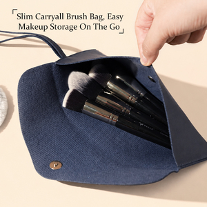 YIXIA 7-Piece Makeup <b>Brush</b> Set Synthetic Hair Black Case Face Beauty Tools Foundation Blush Eyeshadow <b>Brushes</b> - Product Image 3