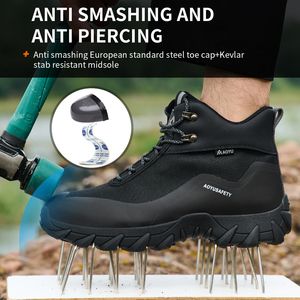 Chaussures <span class=keywords><strong>de</strong></span> <span class=keywords><strong>travail</strong></span> <span class=keywords><strong>pour</strong></span> hommes et femmes, chaussures <span class=keywords><strong>de</strong></span> sécurité à embout <span class=keywords><strong>de</strong></span> protection, bottes <span class=keywords><strong>de</strong></span> sécurité industrielles, bottes <span class=keywords><strong>de</strong></span> sécurité, semelle extérieure en caoutchouc, tige en mesh - Product Image 4