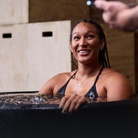 Baignoire à Immersion Froide Gonflable ICEGALAX DWF Baignoire à Glace Portable de Forme Ronde de Grande Taille pour la Récupération Sportive