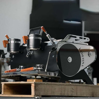 Machine à café commerciale pour expresso et cappuccino Double 2 groupes avec équipement de fabrication de café à pompe rotative importé