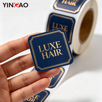 Autocollants personnalisés Yingao en rouleau, imperméables, en vinyle auto-adhésif avec feuille d'or pour bouteilles de shampoing et divers contenants de soins capillaires