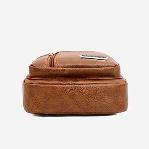 Thời trang mới của nam giới Túi xách đứng cặp kinh doanh Tote Túi da máy tính Vai Túi sang một bên nước bằng chứng sling Túi - Product Image 6