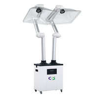 Pembersih Asap Mini Portabel Seri DZF 200W dengan Filter HEPA, Biaya Penggantian Lebih Rendah, Baru