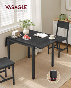 <span class=keywords><strong>Table</strong></span> à <span class=keywords><strong>manger</strong></span> extensible en bois moderne avec design pliable pour 2 à 4 personnes - Product Image 2