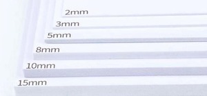 แผ่นโฟมพีวีซีกันไฟ หนา 5 มม. สีขาว สำหรับตัด ขึ้นรูป พิมพ์ลาย ใช้สำหรับตู้ครัว ห้องนั่งเล่น โรงแรม รับประกัน 5 ปี - Product Image 6