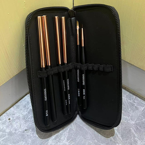 Ensemble de pinceaux pour gel UV, pinceaux plats pour la photothérapie, poils en nylon pour la décoration des ongles professionnelle - Product Image 6