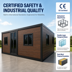 Ufficio da Giardino, Studio, Pod ADU, Casa Container Espandibile 20Ft 40Ft, 2 Camere da Letto, Isolata, Insonorizzata, Impermeabile, Casetta - Product Image 2