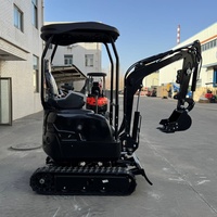 Remises Fabricant : Nouvelle Mini-Pelleuse de 1,6 Tonne, Machine à Chenilles Tout-Terrain pour Ferme et Usage Domestique, Mini-Excavatrice Compacte