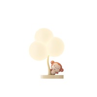 Lampe murale crème vent nouveau dessin animé créatif forme animale spectre complet LED protection des yeux garçons et filles chambre lampe de chevet