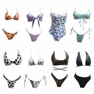 Seks kadın için özel mayo Bikini 2 parça Bikini mayo Beachwear toptan Bandeau mayo - Product Image 3