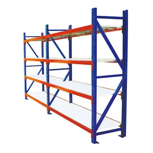 Customized adjustable medium duty warehouse storage long span shelf rack