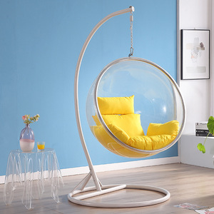 Shangjie Offre Spéciale jardin acrylique balançoire chaise extérieure en acier inoxydable transparent acrylique <span class=keywords><strong>suspendu</strong></span> bulle chaise pour salon - Product Image 5