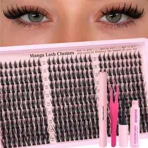 Kit d'extension de cils professionnel pour le bricolage, grappes de cils pré-découpées en grappe de segments Vente en gros Individuel <span class=keywords><strong>Manga</strong></span> - Product Image 2