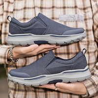 Nouvelle Collection Chaussures de Sport Originales de Haute Qualité pour Hommes – Baskets de Course et de Marche à Enfiler en Toile, Grande Taille 47
