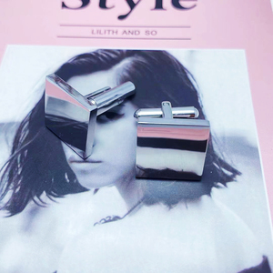 Người Đàn Ông Của Kinh Doanh Brass Áo Sơ Mi Khuy Măng Sét Tùy Chỉnh Vòng Hai Mặt Gương Phù Hợp Với Váy Khuy Măng Sét - Product Image 5