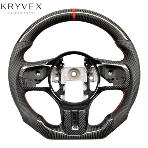 Volante Kryvex Personalizado de Fibra de Carbono Real Perforada para Mitsubishi Lancer Evolution Final Edition X FQ-400 - Product Image 1