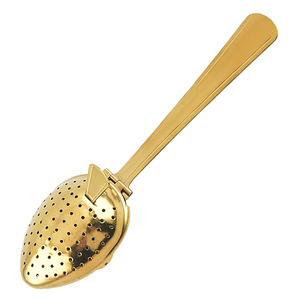 Infuseur à thé réutilisable en acier inoxydable 304 de qualité alimentaire, écologique, filtre à thé en vrac avec poignée - Product Image 1