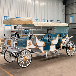 รถม้าไฟฟ้าแบบยุโรปสั่งทำจากโรงงานพร้อมแบตเตอรี่ลิเธียมสำหรับการท่องเที่ยวชมวิว เหมาะสำหรับสวนสนุกและโรงแรม - Product Image 1