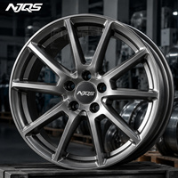 Jantes forgées NJQS OEM personnalisées en fibre de carbone 18-24 pouces pour BMW Audi S6/Ford Mustang, pièces décoratives de couleur structurée