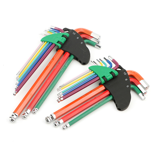 Chất Lượng Cao <span class=keywords><strong>9Pcs</strong></span> Bóng Điểm Hex Key Đầy Màu Sắc Lớp Phủ Cờ Lê Thiết Lập - Product Image 5