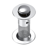 Desagüe de lavabo tipo U de acero inoxidable chino, moderno desagüe de suelo emergente para América