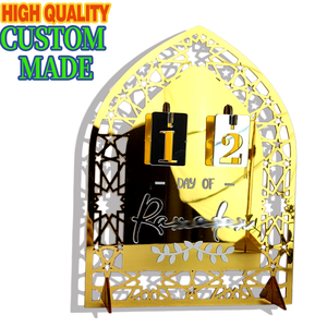 Elementi Decorativi in Metallo Personalizzati per Decorazione Casa, Logo in Stile Arabo Popolare del Medio Oriente, Motivi con Testo Islamico per <span class=keywords><strong>Moschea</strong></span>/Chiesa - Product Image 3