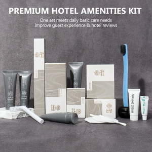 Ensemble d'articles de toilette personnalisés conformes RoHS, kit de <span class=keywords><strong>dentifrice</strong></span> <span class=keywords><strong>Colgate</strong></span>, articles de toilette de luxe, fournitures hôtelières, kit d'accueil pour hôtel - Product Image 2