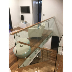 Rampe d'<span class=keywords><strong>escalier</strong></span> intérieure en acier inoxydable avec balustrade en verre - Product Image 2