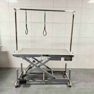 Table de toilettage pour animaux de compagnie avec éclairage LED personnalisable, station de toilettage électrique imperméable et antistatique pour la maison et le salon - Product Image 2