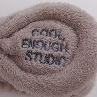 Özel Logo nakış beyaz bulanık sıcak ekstra büyük yay bandı yüz Spa makyaj Topknot kızlar için Hairband