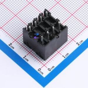 DB2EVHB-3.81-2*4P-BK Plug-in Terminal Block Through hole,P=3.81mm Connector Board-to-Board / Socket - Closed 2x4P 3.81mm Black - Product Image 2