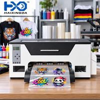 Imprimante DTF XP600 de bureau 30 cm, machine de transfert de film PET A3 pour l'impression personnalisée de t-shirts, sweats à capuche et textiles