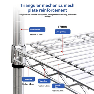מפעל נירוסטה ישיר נירוסטה ללא קיפול עם מדף אחסון נשלף לאחסון ואחסון - Product Image 3
