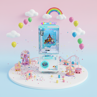 Machine de jeu d'arcade à griffes renforcée et palettisée, machine distributrice de jouets à griffes, transport maritime protégé, vente en gros