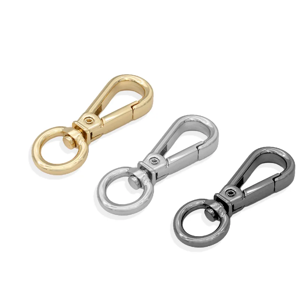 Bag accessories swivel metal snap hook buckle brand name purse hook for handbags