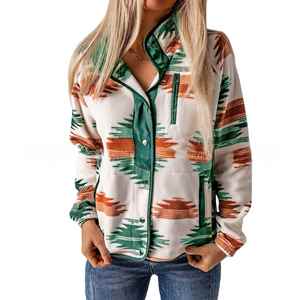 Veste décontractée en coton automne et hiver chauds manteaux en <span class=keywords><strong>peluche</strong></span> hauts - Product Image 1