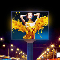 Panneau en aluminium moulé sous pression, grand écran vidéo Led de luxe pour la publicité en plein air, livraison gratuite en chine