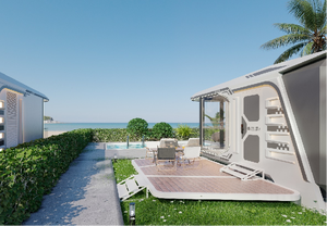 กระจกนิรภัยสองชั้นคุณภาพสูงบ้านหลังเล็กๆห้องนั่งเล่นกลางแจ้ง<span class=keywords><strong>บ้าน</strong></span>เคลื่อนที่<span class=keywords><strong>บ้าน</strong></span>เคลื่อนที่<span class=keywords><strong>บ้าน</strong></span>แคปซูล<span class=keywords><strong>บ้าน</strong></span> - Product Image 6