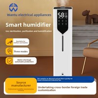 Humidificateur à ultrasons intelligent à humidité constante 10L sur pied, diffuseur d'arômes à brume froide avec minuterie pour bureau et maison