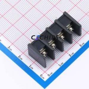 ZX-DG10-8.25-4P Barrier Terminal Block Through hole Component (THT),P=8.25mm Connector - Product Image 1