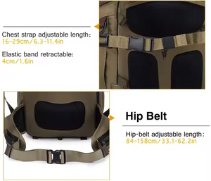 Custom <strong>60L</strong> Large Outdoor Camping Bag Tactical <strong>Backpack</strong> Hiking Trekking Bag - Product Image 5